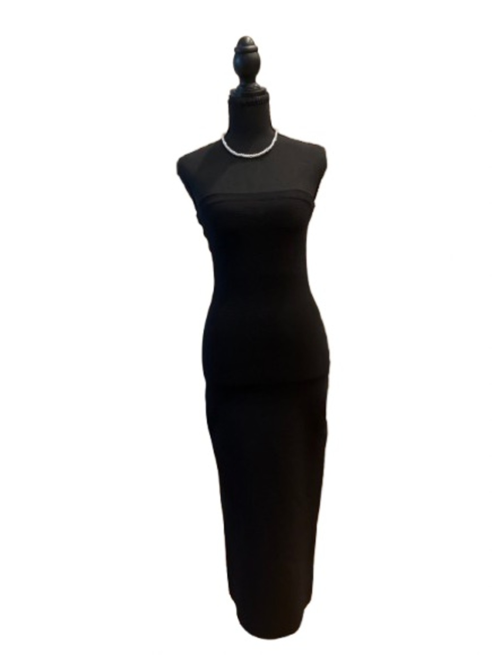 Ted Baker Black Strapless Midi Dress
